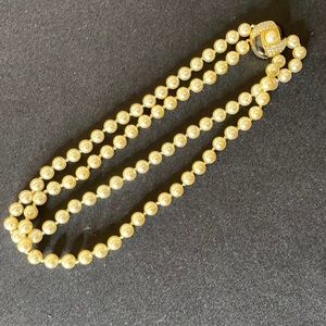 Vintage Swarovski (S.A.L) Double Strand Pearl Necklace